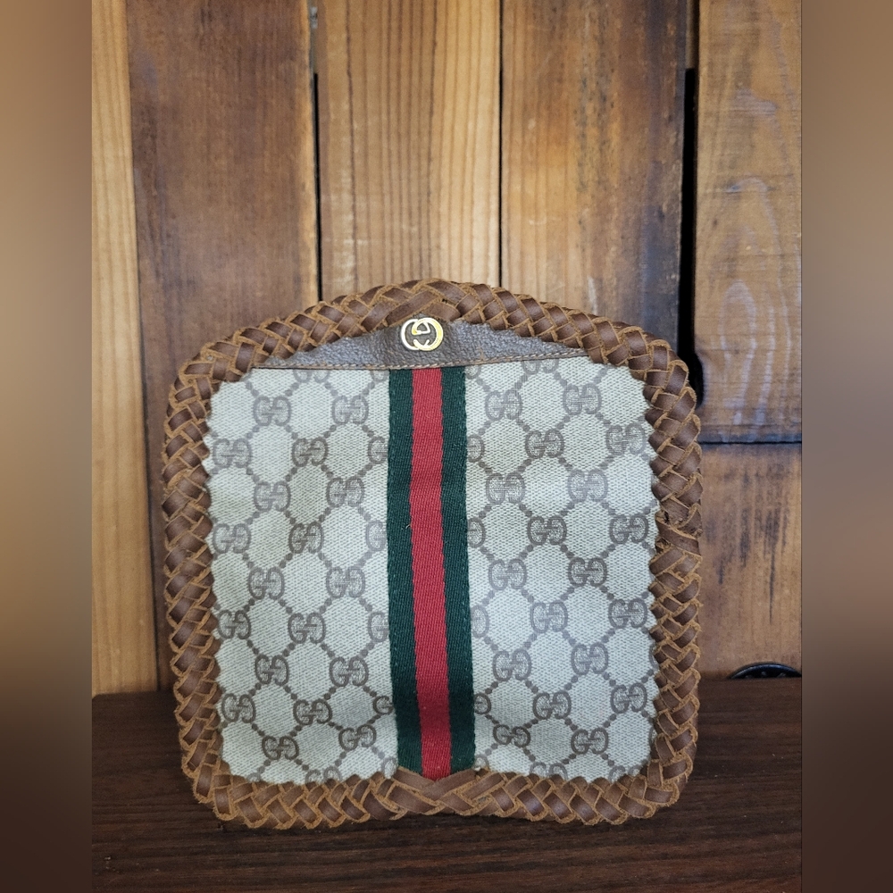 Gucci Sherry Line Bag Braided Fringed Western Vintage Boho Style - Picture 7 of 10